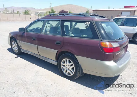 2000 Subaru Outback z USA, uszkodzony, nr VIN 4S3BH6657Y7644881